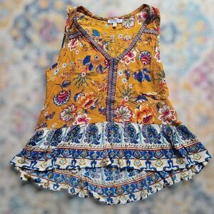 Patrons of Peace floral blouse